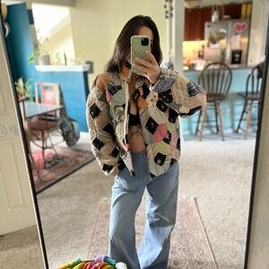 Handmade Patchwork Quilt Bomber